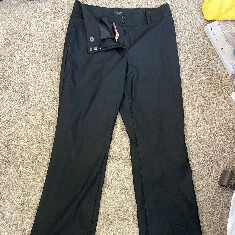 Black Ann Taylor Slacks 6P NWT